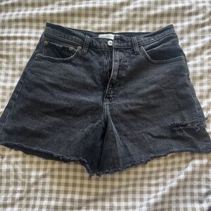 Abercrombie & Fitch Dark Gray Jean Shorts